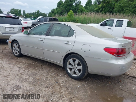 2005 Lexus ES 350 z VIN JTHBA30G555057758, wystawiony jako IAAI lot #42387540 z przebiegiem 280 048 mil mil oraz . Historia ofert i sprzedaży dostępna na DreamBid. Obrazek 3.