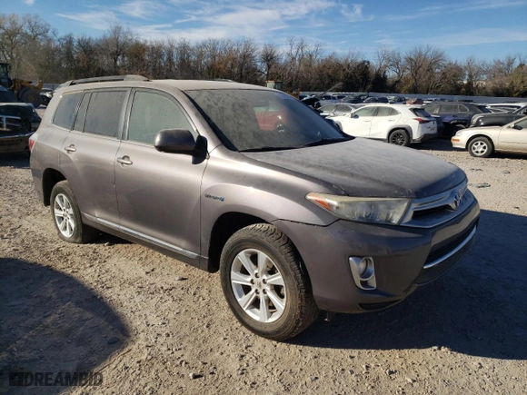 2011 Toyota Highlander Hybrid with VIN JTEBC3EH5B2002863, listed as a Copart auction lot 82703224 with 0 mi miles and Clean Title. Bid and sale history available at carsss.com. Image 4.