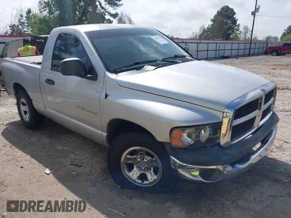 2005 Dodge 1500 ST with VIN 1D7HA16K05J615492, listed as a IAAI auction lot 41937074 with 153,423 mi miles. Bid and sale history available at carsss.com. Image 1.