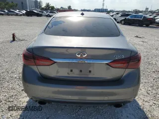 2019 Infiniti Q50 Luxe z VIN JN1EV7AP7KM519508, wystawiony jako Copart lot #53206555 z przebiegiem 88 415 mil mil oraz Nie do naprawy • Non repairable. Historia ofert i sprzedaży dostępna na DreamBid. Obrazek 6.