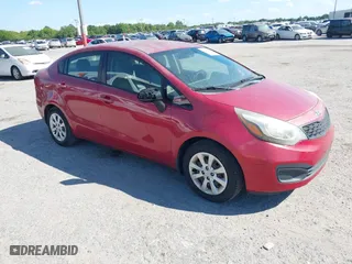 2015 Kia Rio LX with VIN KNADM4A35F6521305, listed as a IAAI auction lot 41906091 with 77,888 mi miles. Bid and sale history available at carsss.com. Image 1.