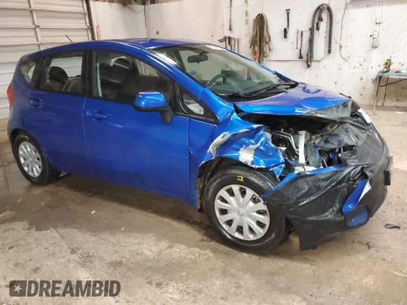 2014 Nissan Note S Plus with VIN 3N1CE2CP5EL433961, listed as a Copart auction lot 48376894 with 95,143 mi miles and Salvage Title. Bid and sale history available at DreamBid. Image 4.
