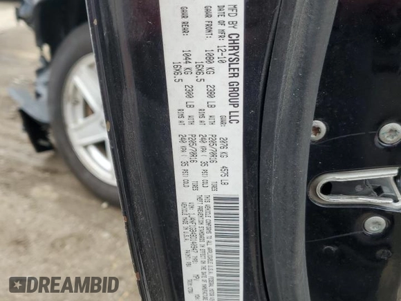 2011 Jeep Patriot Sport with VIN 1J4NF1GB4BD140947, listed as a Copart auction lot 52035655 with 183,024 mi miles and Salvage Title. Bid and sale history available at DreamBid. Image 13.