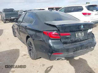 2021 BMW 5 Series 540i with VIN WBA53BJ01MWW91692, listed as a IAAI auction lot 41509786 with 33,345 mi miles and . Bid and sale history available at DreamBid. Image 3.
