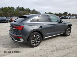 2023 Audi Q5 Sportback S line Prestige with VIN WA16AAFY9P2183305, listed as a Copart auction lot 49780375 with 18,139 mi miles and Salvage title. Bid and sale history available at DreamBid. Image 3.