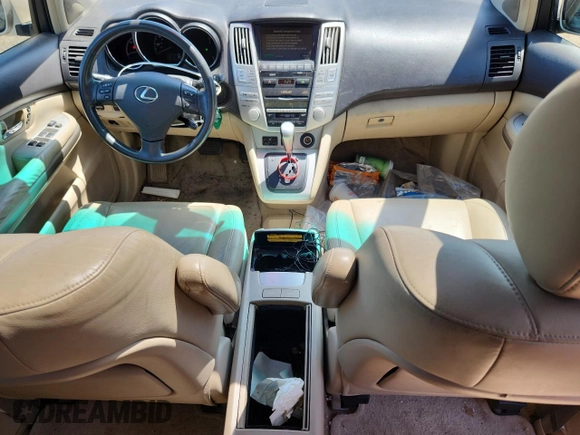 2006 Lexus RX 400h with VIN JTJHW31U160032465, listed as a Copart auction lot 65477845 with 213,371 mi miles and Clean title. Bid and sale history available at DreamBid. Image 8.