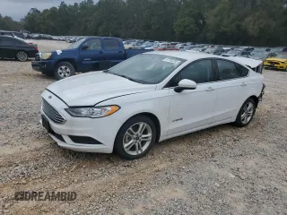 2018 Ford Fusion Hybrid S with VIN 3FA6P0UU5JR142208, listed as a Copart auction lot 47782205 with 115,747 mi miles and Salvage Title. Bid and sale history available at carsss.com. Image 1.