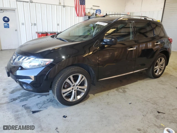 2011 Nissan Murano S with VIN JN8AZ1MW8BW152109, listed as a Copart auction lot 83475744 with 134,024 mi miles and Salvage Title. Bid and sale history available at carsss.com. Image 1.