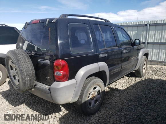 2003 Jeep Liberty Sport with VIN 1J4GK48K63W581392, listed as a Copart auction lot 75529424 with 182,982 mi miles and Salvage Title. Bid and sale history available at DreamBid. Image 3.