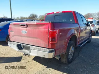 2017 Ford F-150 XL with VIN 1FTEW1CG1HKD07485, listed as a IAAI auction lot 41140015 with 129,555 mi miles. Bid and sale history available at carsss.com. Image 4.