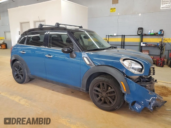 2012 MINI Countryman S with VIN WMWZC3C56CWL82136, listed as a Copart auction lot 52367285 with 109,177 mi miles and Salvage Title. Bid and sale history available at DreamBid. Image 4.
