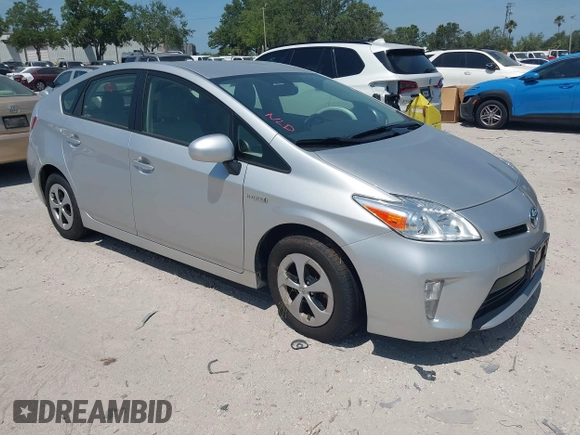2015 Toyota Prius Four with VIN JTDKN3DU6F0467456, listed as a IAAI auction lot 42112420 with 1 mi miles. Bid and sale history available at carsss.com. Image 1.