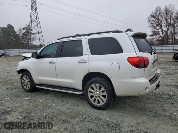 2016 Toyota Sequoia Platinum with VIN 5TDDW5G19GS146366, listed as a Copart auction lot 85152574 with 0 mi miles and Salvage Title. Bid and sale history available at carsss.com. Image 2.