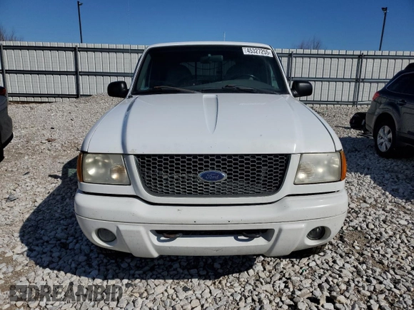 2001 Ford Ranger XL Fleet with VIN 1FTZR15E21TA50809, listed as a Copart auction lot 45327255 with 254,281 mi miles and Salvage Title. Bid and sale history available at DreamBid. Image 5.