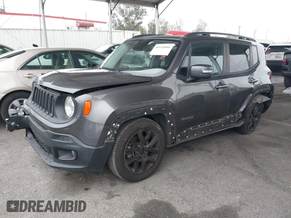 2017 Jeep Renegade Altitude with VIN ZACCJABBXHPG46666, listed as a IAAI auction lot 40976066 with 80,614 mi miles and . Bid and sale history available at DreamBid. Image 2.
