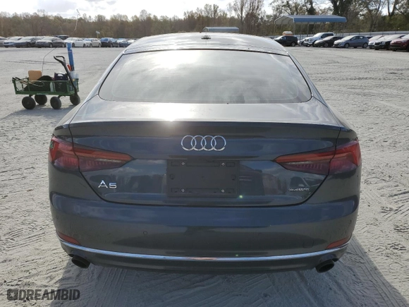 2019 Audi A5 Sportback Premium Plus with VIN WAUBNCF5XKA044614, listed as a Copart auction lot 78509774 with NaN miles and Salvage Title. Bid and sale history available at carsss.com. Image 6.
