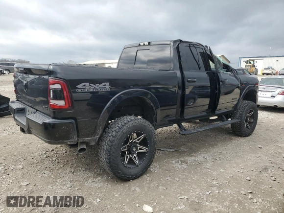 2019 Ram 2500 Laramie with VIN 3C6UR5FL2KG553597, listed as a Copart auction lot 43423345 with 85,941 mi miles and Salvage Title. Bid and sale history available at carsss.com. Image 3.