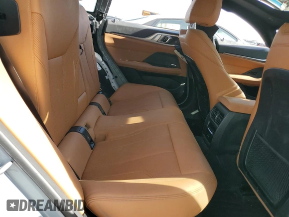 2024 BMW 4 Series 430i xDrive with VIN WBA73AV06RFP78458, listed as a Copart auction lot 55664535 with 27,665 mi miles and Salvage title. Bid and sale history available at DreamBid. Image 9.