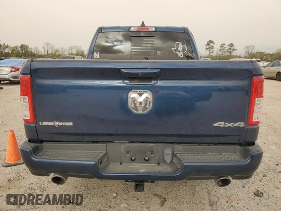 2020 Ram 1500 Big Horn with VIN 1C6SRFFT2LN233654, listed as a Copart auction lot 49727415 with 113,502 mi miles and Salvage Title. Bid and sale history available at carsss.com. Image 6.