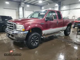 2004 Ford Super Duty F-250 XL with VIN 1FTNX21L64EB18570, listed as a Copart auction lot 89081805 with 85,153 mi miles and Salvage Title. Bid and sale history available at carsss.com. Image 1.