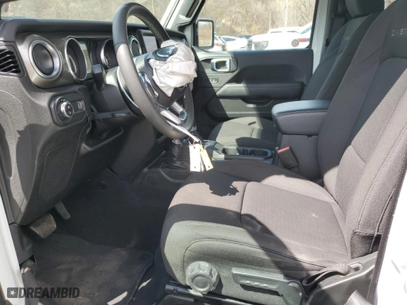 2023 Jeep Gladiator Overland with VIN 1C6HJTFG9PL535396, listed as a Copart auction lot 53423225 with 45,596 mi miles and Non Repairable. Bid and sale history available at carsss.com. Image 7.