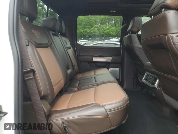 2024 Ford F-350 XL with VIN 1FT8W3BM2REE22287, listed as a Copart auction lot 58079025 with 11,384 mi miles and Salvage title. Bid and sale history available at DreamBid. Image 10.