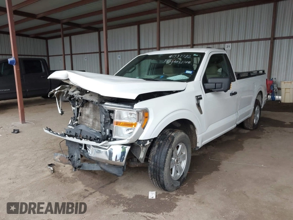 2022 Ford F-150 XL with VIN 1FTMF1CP0NKD88843, listed as a IAAI auction lot 41537782 with 115,316 mi miles. Bid and sale history available at carsss.com. Image 2.