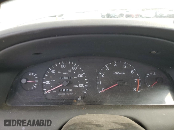 1999 Nissan Sentra XE with VIN 1N4AB41D6XC717640, listed as a Copart auction lot 47634695 with 286,038 mi miles and Salvage title. Bid and sale history available at DreamBid. Image 9.