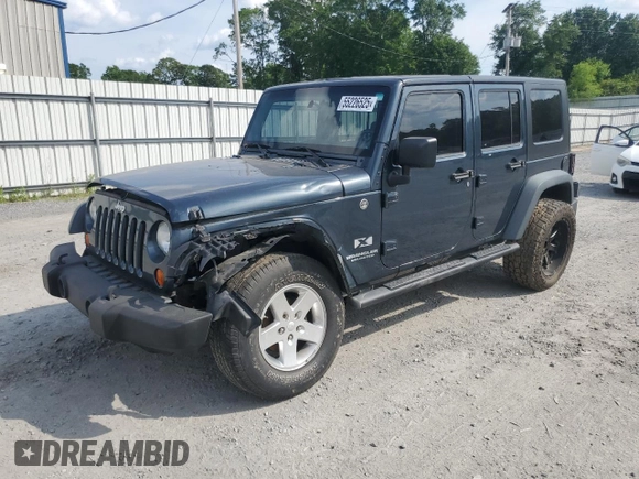 2008 Jeep Wrangler Unlimited X with VIN 1J4GA39188L520203, listed as a Copart auction lot 55226525 with 144,560 mi miles and Salvage Title. Bid and sale history available at carsss.com. Image 1.