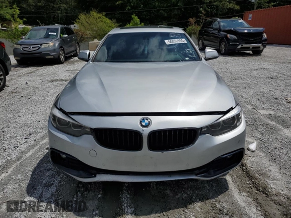 2018 BMW 4 Series 430i xDrive with VIN WBA4J3C54JBG91269, listed as a Copart auction lot 56852555 with 80,142 mi miles and Clean title. Bid and sale history available at DreamBid. Image 5.