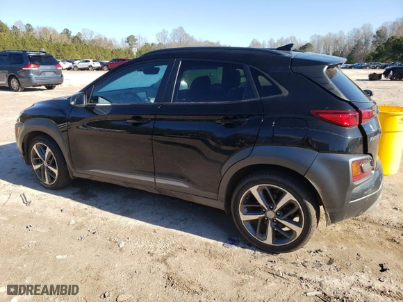 2021 Hyundai Kona Ultimate with VIN KM8K5CA50MU728806, listed as a Copart auction lot 86203574 with 40,654 mi miles and Salvage Title. Bid and sale history available at carsss.com. Image 2.