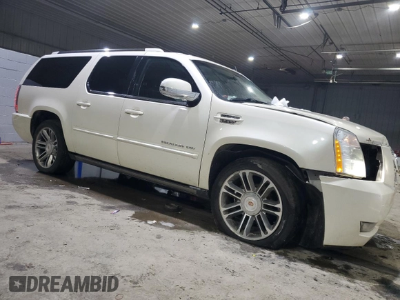 2013 Cadillac Escalade ESV Premium z VIN 1GYS4JEF9DR265575, wystawiony jako Copart lot #46358615 z przebiegiem 285 576 mil mil oraz Szkoda całkowita • Salvage title. Historia ofert i sprzedaży dostępna na DreamBid. Obrazek 4.
