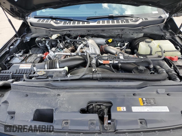 2024 Ford F-350 XL with VIN 1FT8W3BM6REF70748, listed as a Copart auction lot 51520485 with 6,862 mi miles and Salvage title. Bid and sale history available at DreamBid. Image 12.