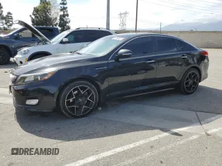 2015 Kia Optima LX with VIN KNAGM4A75F5662784, listed as a Copart auction lot 56794845 with 174,645 mi miles and Salvage title. Bid and sale history available at DreamBid. Image 1.