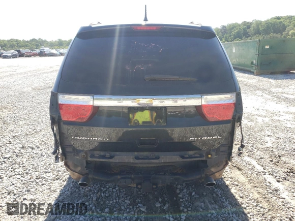 2012 Dodge Durango Citadel with VIN 1C4SDJET4CC322925, listed as a Copart auction lot 57770125 with 223,923 mi miles and Salvage title. Bid and sale history available at DreamBid. Image 6.