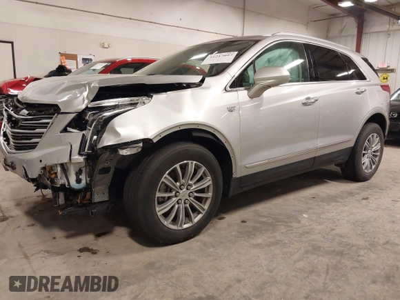 2017 Cadillac XT5 Premium Luxury AWD with VIN 1GYKNERS1HZ282954, listed as a IAAI auction lot 41217097 with 63,154 mi miles. Bid and sale history available at carsss.com. Image 2.