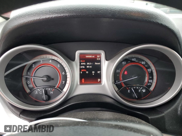 2016 Dodge Journey SXT with VIN 3C4PDCBG1GT191505, listed as a Copart auction lot 50770335 with 184,698 mi miles and Salvage Title. Bid and sale history available at carsss.com. Image 9.