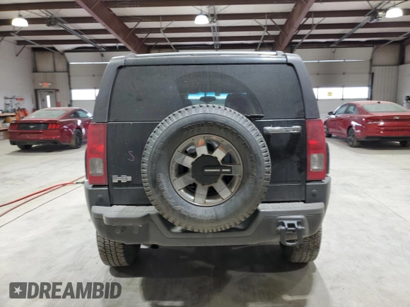 2006 Hummer H3 with VIN 5GTDN136068129447, listed as a Copart auction lot 75925834 with 179,292 mi miles and Salvage Title. Bid and sale history available at carsss.com. Image 6.