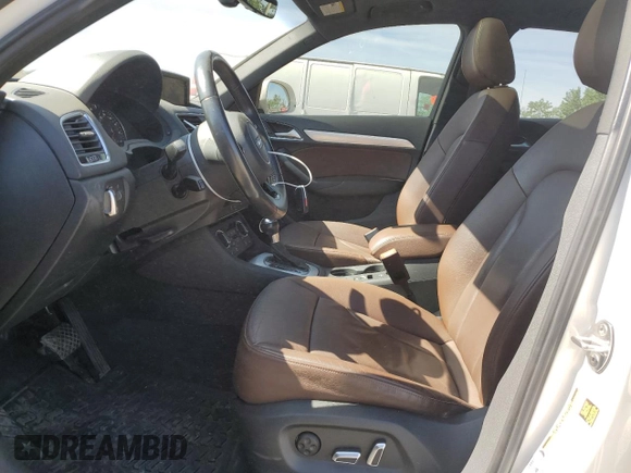 2018 Audi Q3 Premium with VIN WA1ECCFS2JR024976, listed as a Copart auction lot 57471535 with 47,711 mi miles and Salvage title. Bid and sale history available at DreamBid. Image 7.