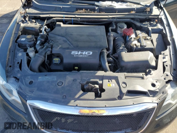 2010 Ford Taurus SHO with VIN 1FAHP2KT6AG153644, listed as a Copart auction lot 42952425 with 124,928 mi miles and Salvage title. Bid and sale history available at DreamBid. Image 13.