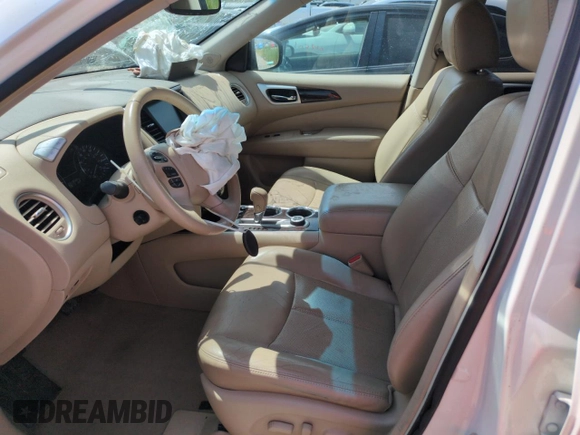 2013 Nissan Pathfinder SL with VIN 5N1AR2MMXDC622141, listed as a Copart auction lot 58653305 with 91,331 mi miles and Salvage title. Bid and sale history available at DreamBid. Image 7.