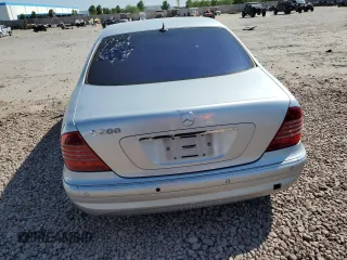 2002 Mercedes-Benz S 5.0L with VIN WDBNG75J12A276579, listed as a Copart auction lot 69104334 with Not Provided miles and Clean Title. Bid and sale history available at carsss.com. Image 6.