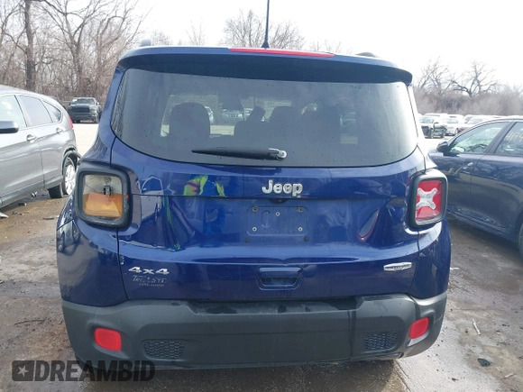 2018 Jeep Renegade Latitude with VIN ZACCJBBB8JPH52142, listed as a IAAI auction lot 41738035 with 91,443 mi miles and . Bid and sale history available at carsss.com. Image 16.
