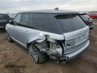 2020 Land Rover Range Rover HSE with VIN SALGS2RU4LA578989, listed as a Copart auction lot 47008065 with 68,397 mi miles and Salvage Title. Bid and sale history available at DreamBid. Image 2.