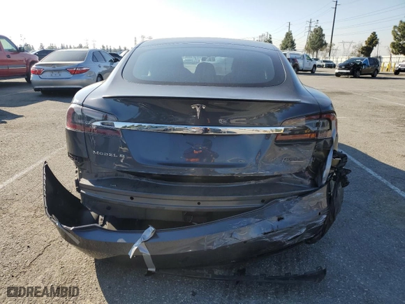 2019 Tesla Model S 100D with VIN 5YJSA1E49KF309865, listed as a Copart auction lot 45184055 with 62351 miles and Salvage Title. Bid and sale history available at carsss.com. Image 6.
