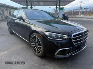 2022 Mercedes-Benz S-Class S 580 with VIN W1K6G7GB4NA139870, listed as a Copart auction lot 53619895 with 49,417 mi miles and Clean Title. Bid and sale history available at carsss.com. Image 9.