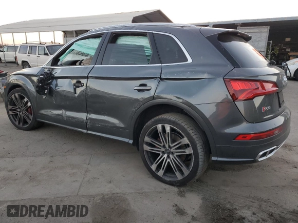 2018 Audi SQ5 Prestige with VIN WA1C4AFY9J2025127, listed as a Copart auction lot 82315573 with 44,693 mi miles and . Bid and sale history available at DreamBid. Image 2.