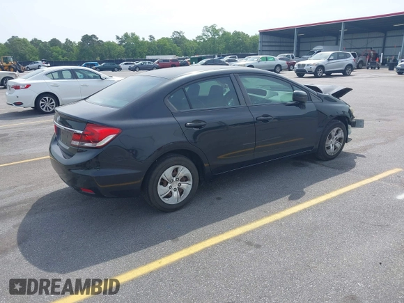 2015 Honda Civic LX with VIN 19XFB2F53FE043427, listed as a IAAI auction lot 42085488 with Not Provided miles and . Bid and sale history available at DreamBid. Image 4.