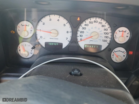 2003 Dodge Ram 1500 ST with VIN 1D7HA16K03J550821, listed as a Copart auction lot 46679215 with 133,469 mi miles and Salvage Title. Bid and sale history available at carsss.com. Image 9.