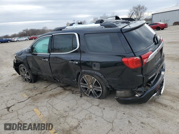 2018 GMC Acadia Denali with VIN 1GKKNXLS1JZ102800, listed as a Copart auction lot 50371195 with Not Provided miles and Salvage Title. Bid and sale history available at DreamBid. Image 2.